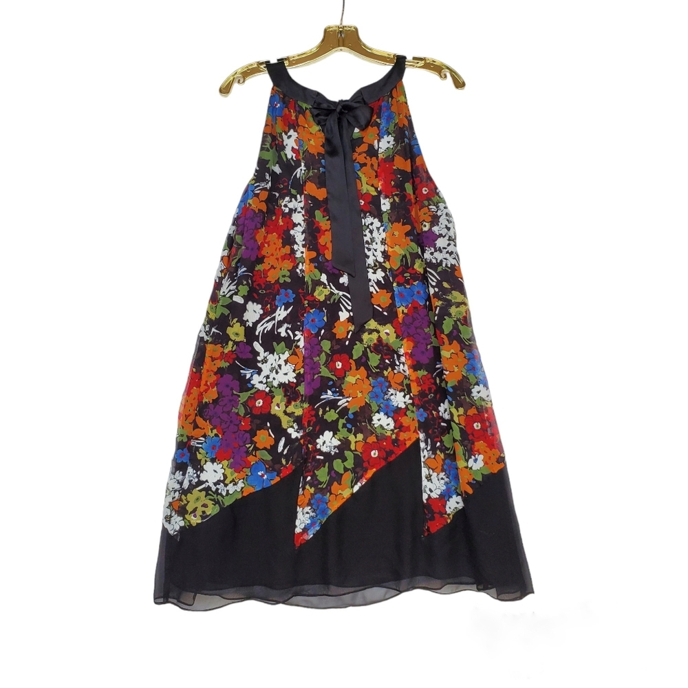 100% Silk Dress by TAYLOR  A-line Babydoll Dress Size 10